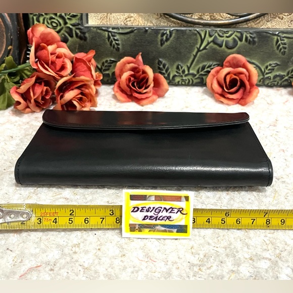 COACH Vintage Legacy Black Leather Trifold Wallet Good Condition - Picture 11 of 12